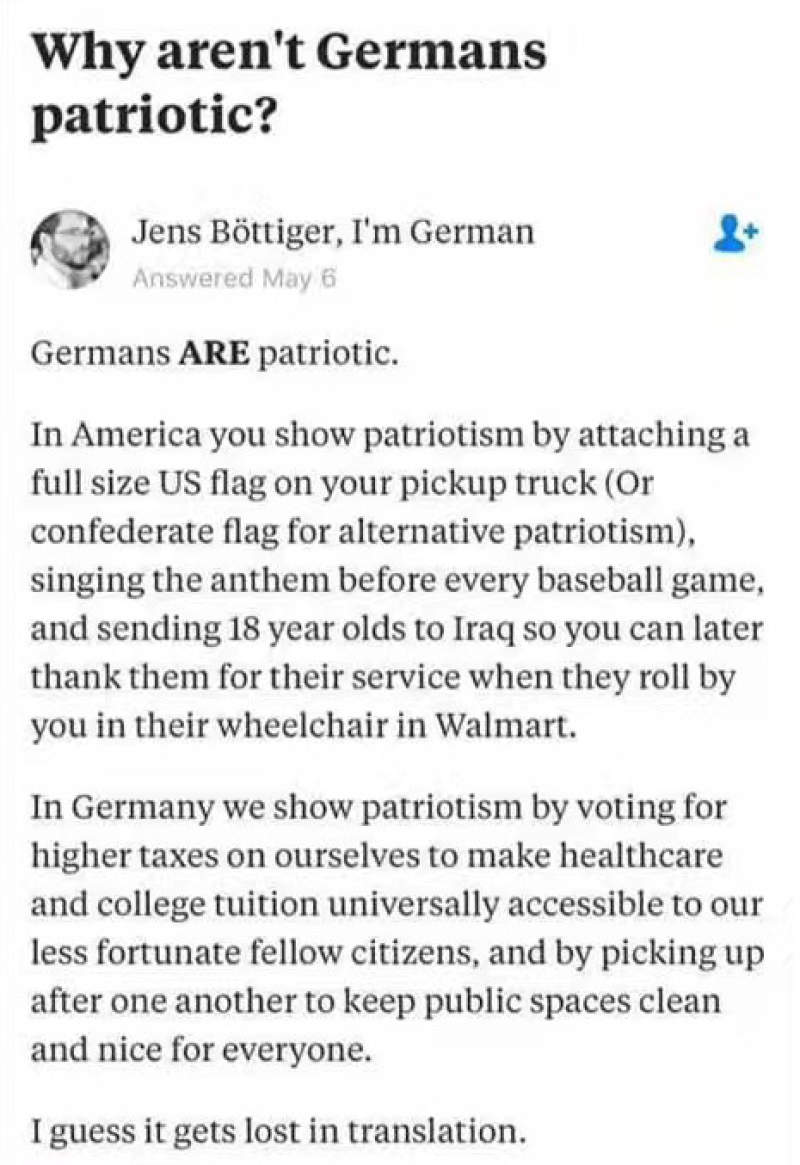 为什么德国人不爱国?