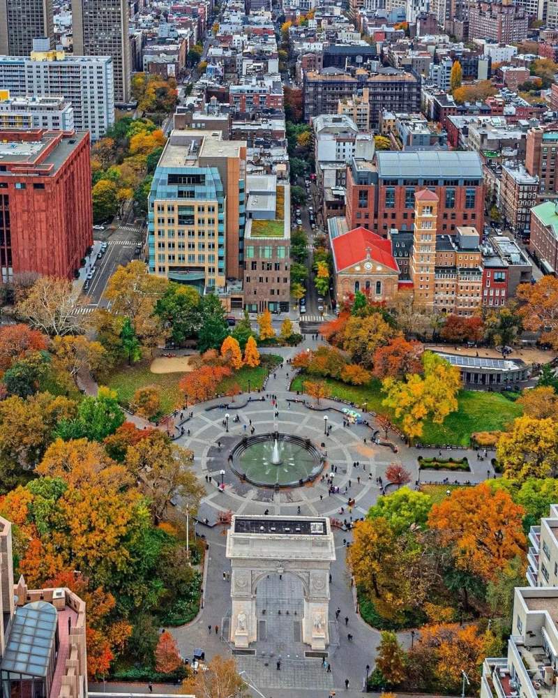 纽约的秋天来了