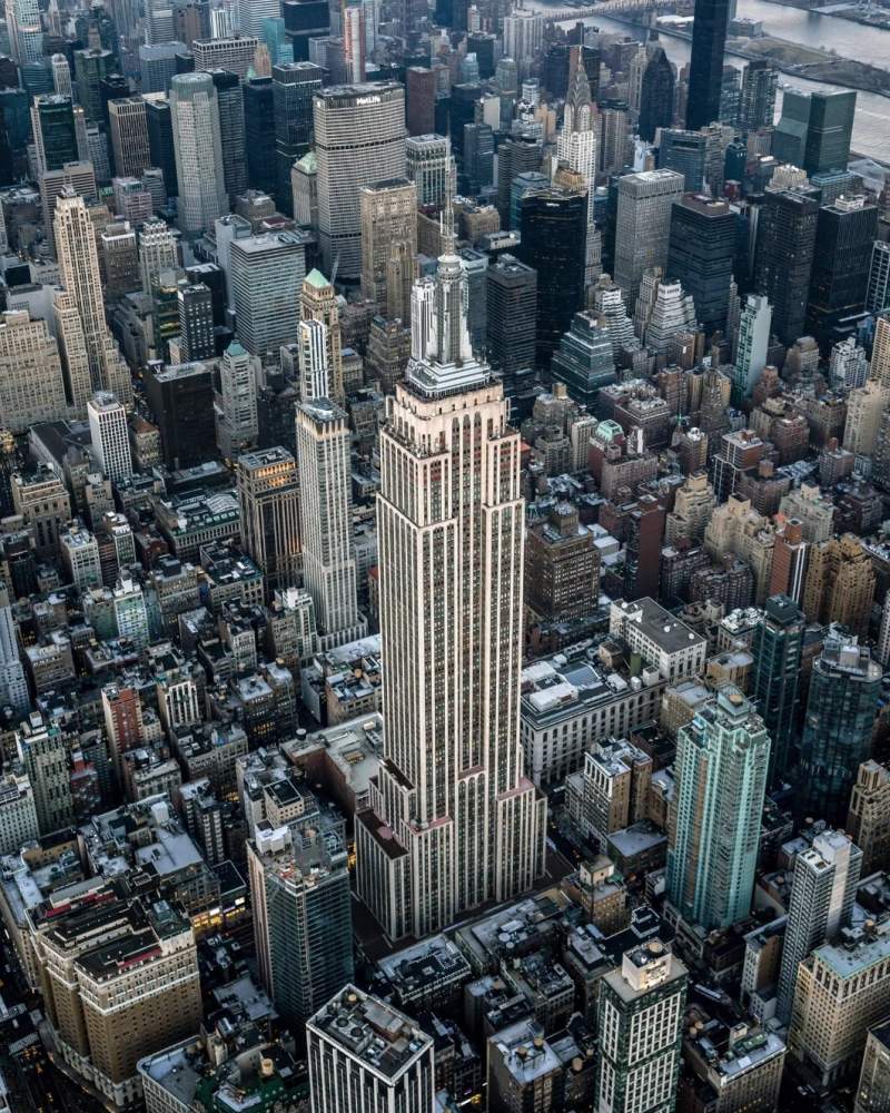 美国纽约曼哈顿100个地标地图