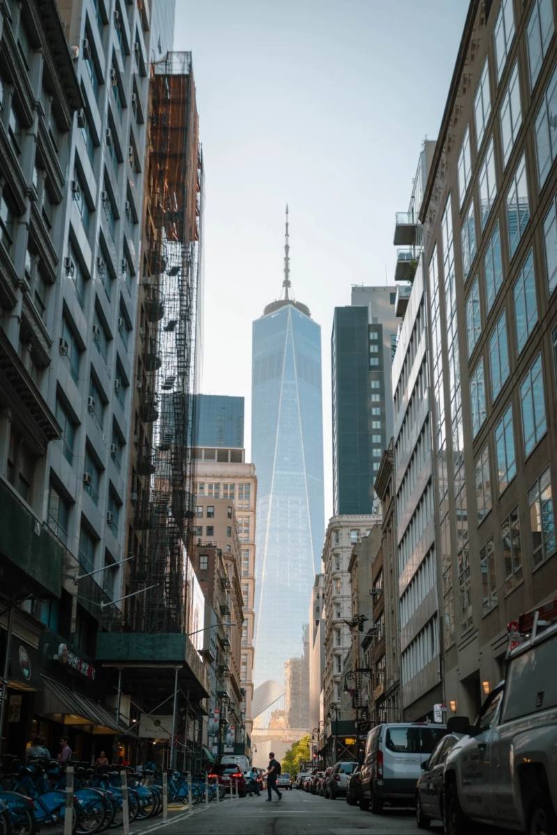 拍摄纽约世贸遗址自由塔的绝佳机位