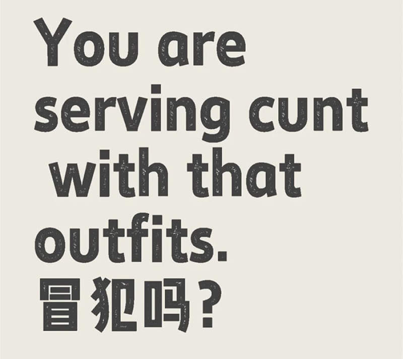 Cunt这样用词真的不算冒犯吗