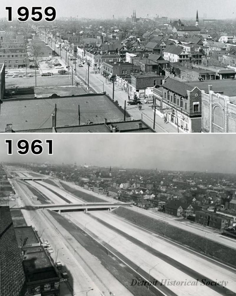 美国修路运动对城市的破坏